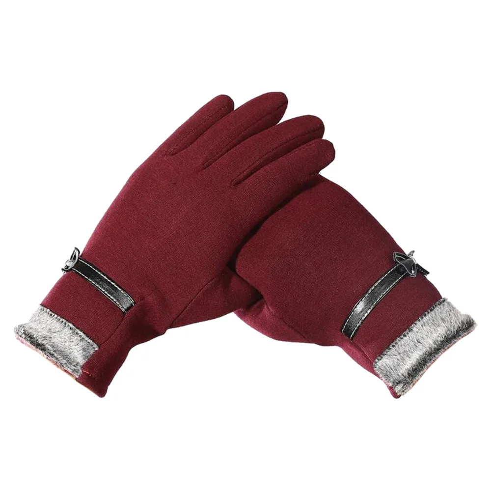 Женские перчатки повседневные зимние спортивные для верховой езды теплые