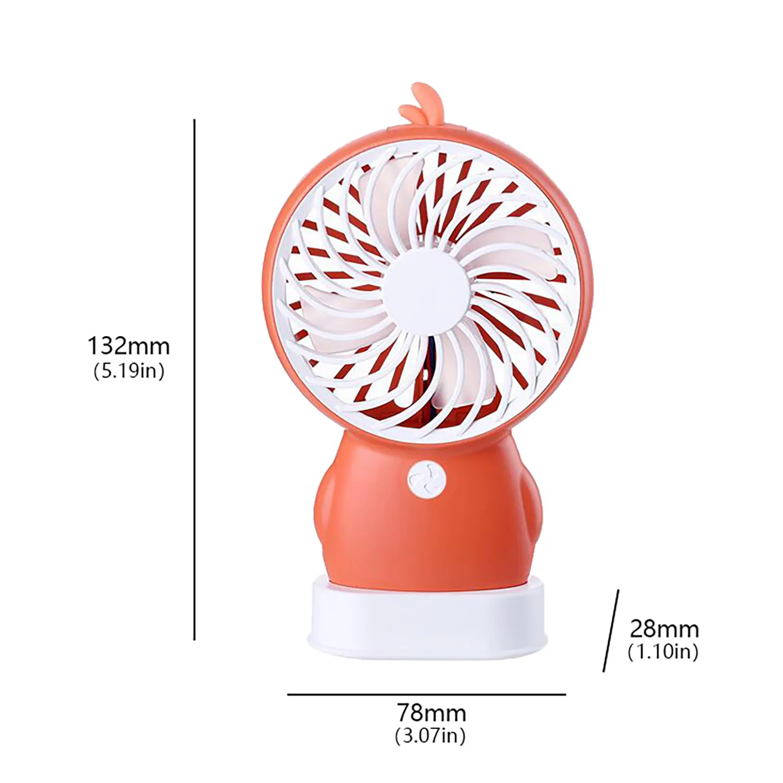 

Handheld Fan Fashion Creative Mini Cartoon Small Fan Portable Handheld Fan USB Mute Second Gear Electric Fan Outdoor Little Fan