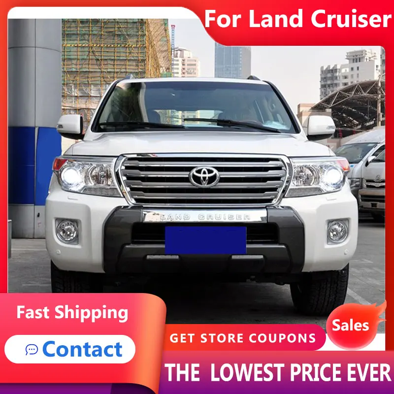 HANA для фар Toyota Land Cruiser 2007-2015 LC200 светодиодные фары DRL Hid биксеноновые
