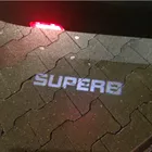 2 светодиодный Автомобильные светодиодные лампы для дверей Skoda Superb 2 MK2 Superb 3