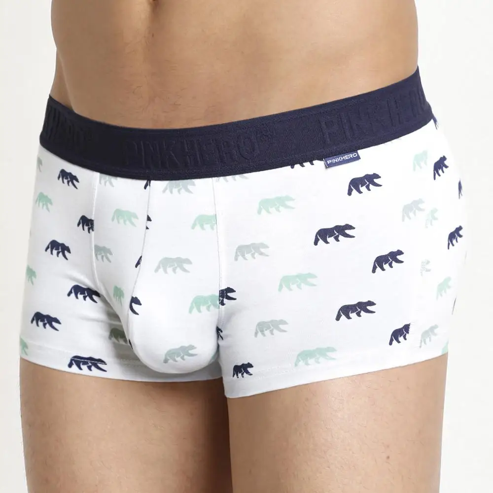 Новинка модное нижнее белье Pink Heroes хлопковые мужские боксеры шорты