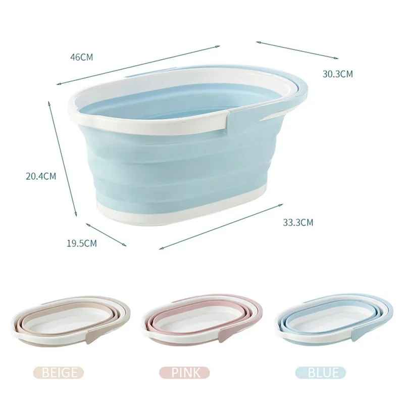 Новинка портативное Силиконовое складное ведро Boxi для швабры бытовые предметы