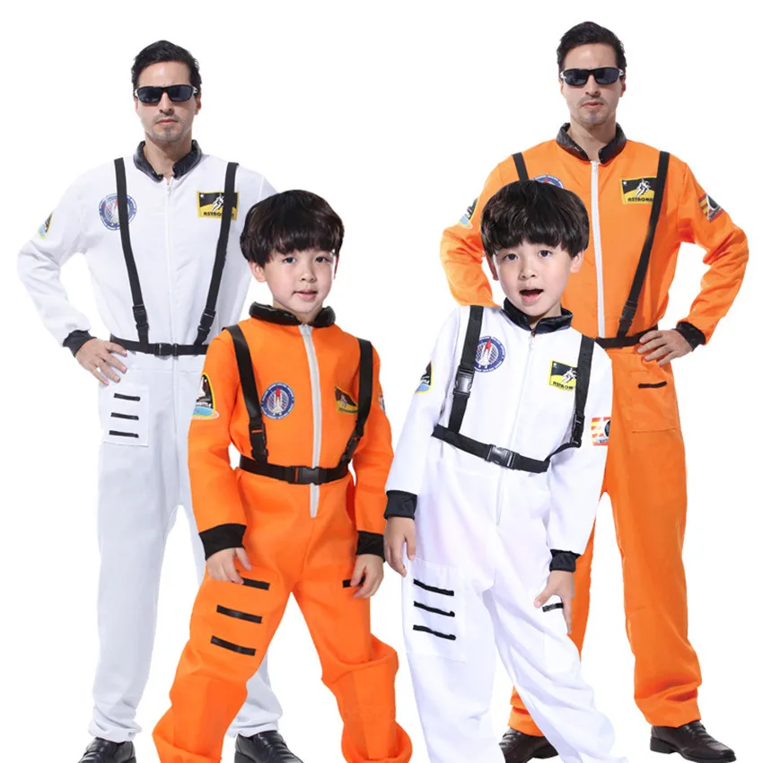Космический костюм для детей на Хэллоуин маскарадный космонавта комбинезон
