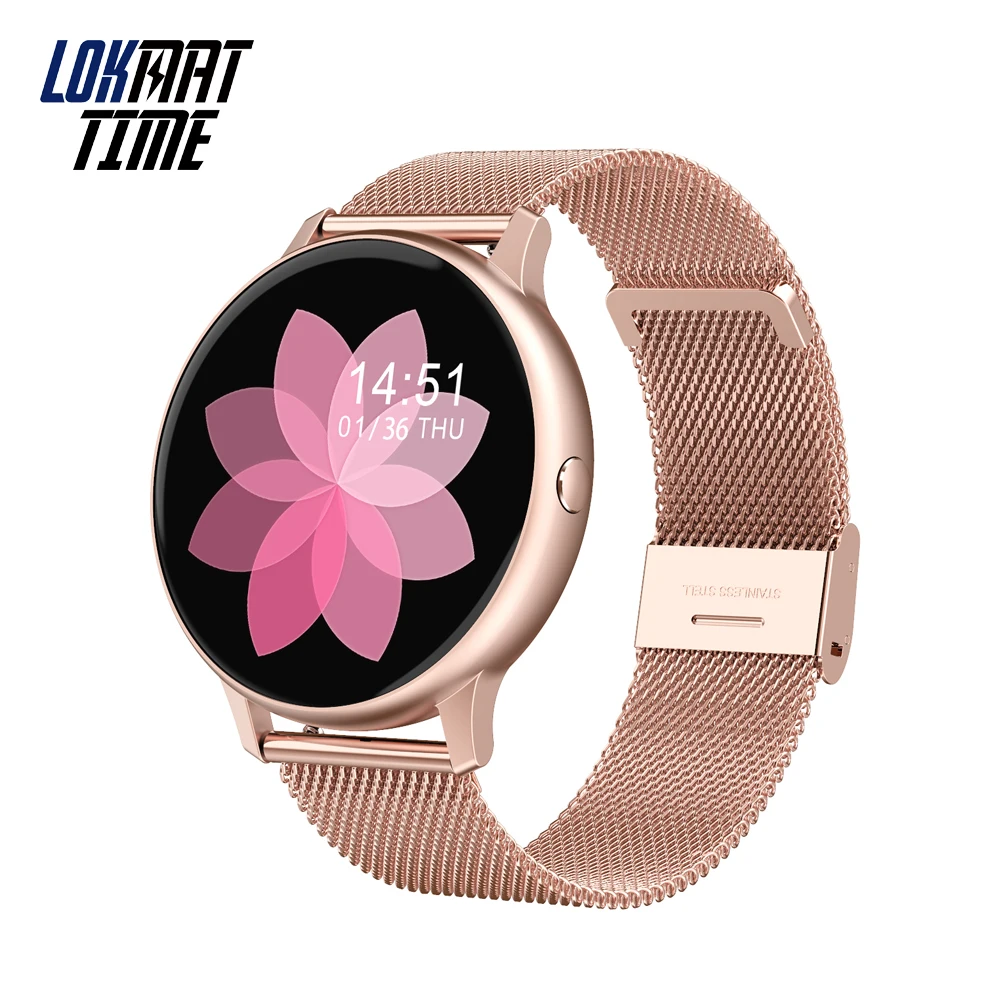 Женские Смарт-часы Lokmat Time круглый дисплей с круговым дисплеем мужские спортивные