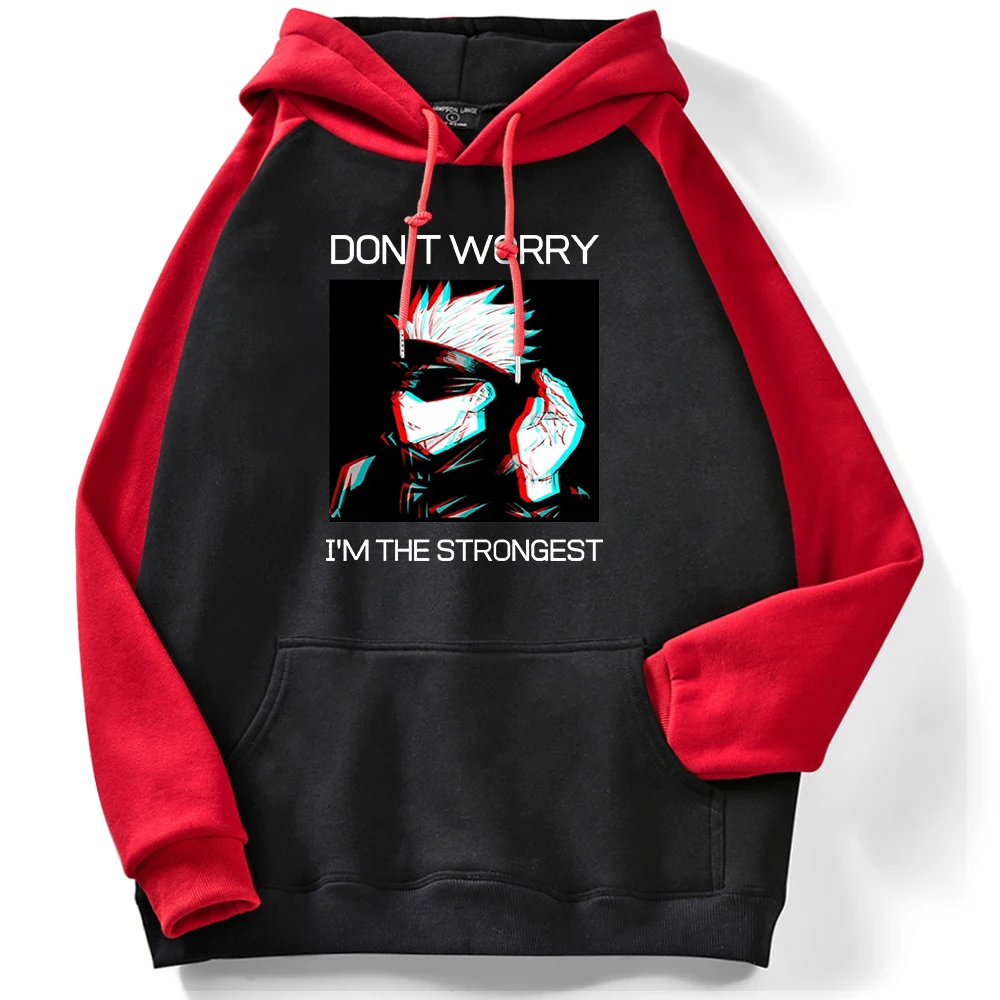 Забавные толстовки с японским аниме мужская толстовка капюшоном принтом ююютсу кайсена Мужская реглан в