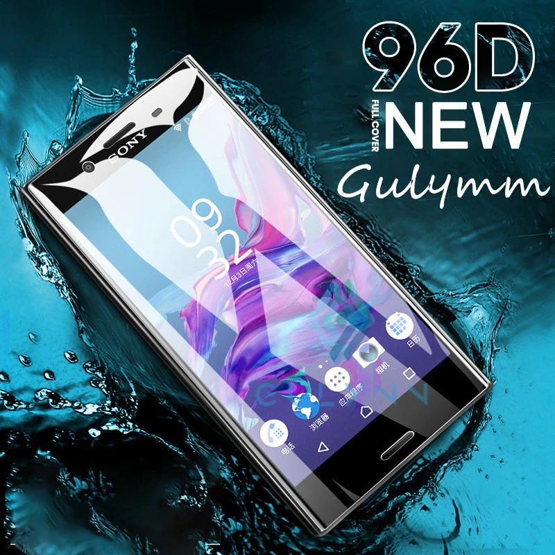 Изогнутая пленка 96D для Sony Xperia XZ 1 2 3 XA1 XA2 XZ2 XZ3 Ultra 10 Plus компактная защита экрана