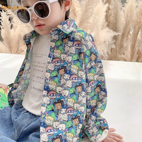 

Рубашка с длинным рукавом для мальчиков, на возраст 18-12 лет