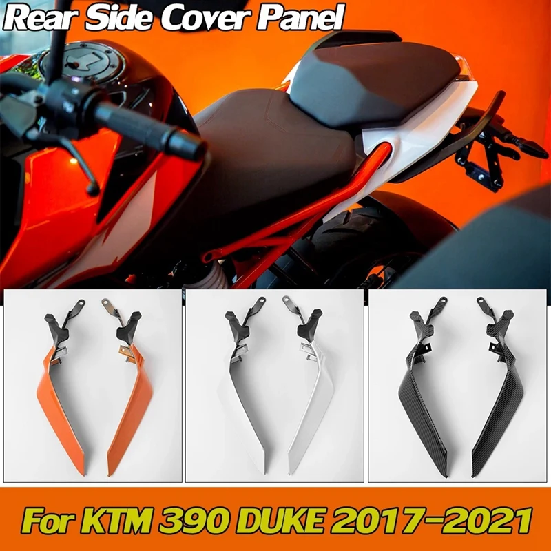 Motorrad Hinten Passagier Armlehne Abdeckung Hinten Sitze Verkleidung Seite Panel Abdeckung für KTM DUKE 390 2017-2021