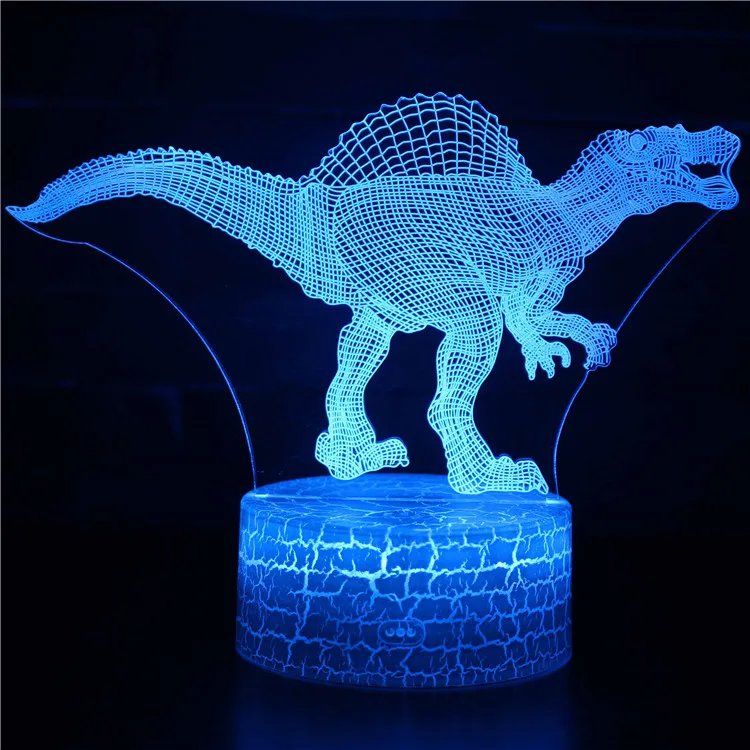 4 Светодиодный ночник, новинка, 3D лампа, милая игрушка, подарок, 7 цветов, абстрактная графика художника, мультяшная атмосферная лампа для детей, детская комната - Испускаемый цвет: 4