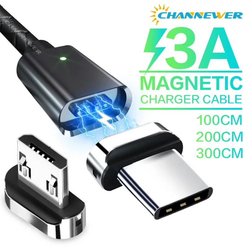 Магнитный кабель STONEGO, быстрая зарядка, магнитный кабель Micro USB и type C, кабель для синхронизации данных, кабели для телефонов, быстрая зарядка, магнитное зарядное устройство, кабель