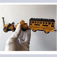176 scale diecast model classic old fashioned steam train truck tram model toyt diesel locomotive rocket collection display