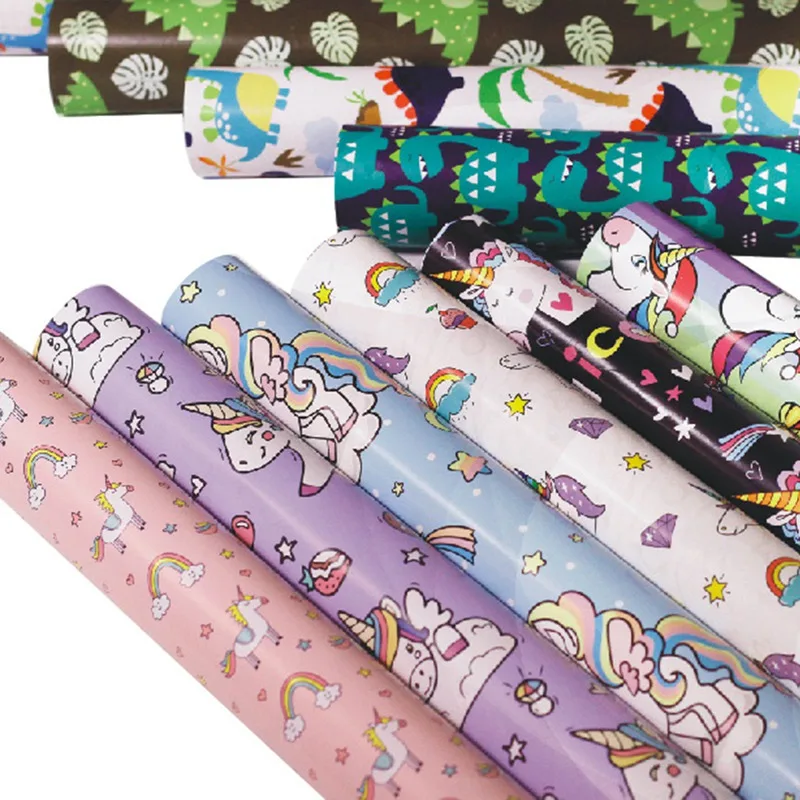 Unicorn texture gift wrappers