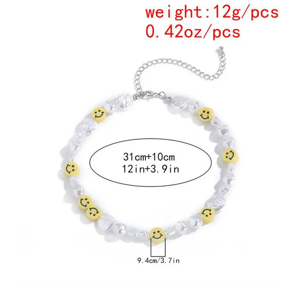 

Choker Necklace Pearl Cute Summer Y2K Collar Aesthetic Necklaces For Teen Girls Vintage Baroque Pearl Clavicle Necklace Summer