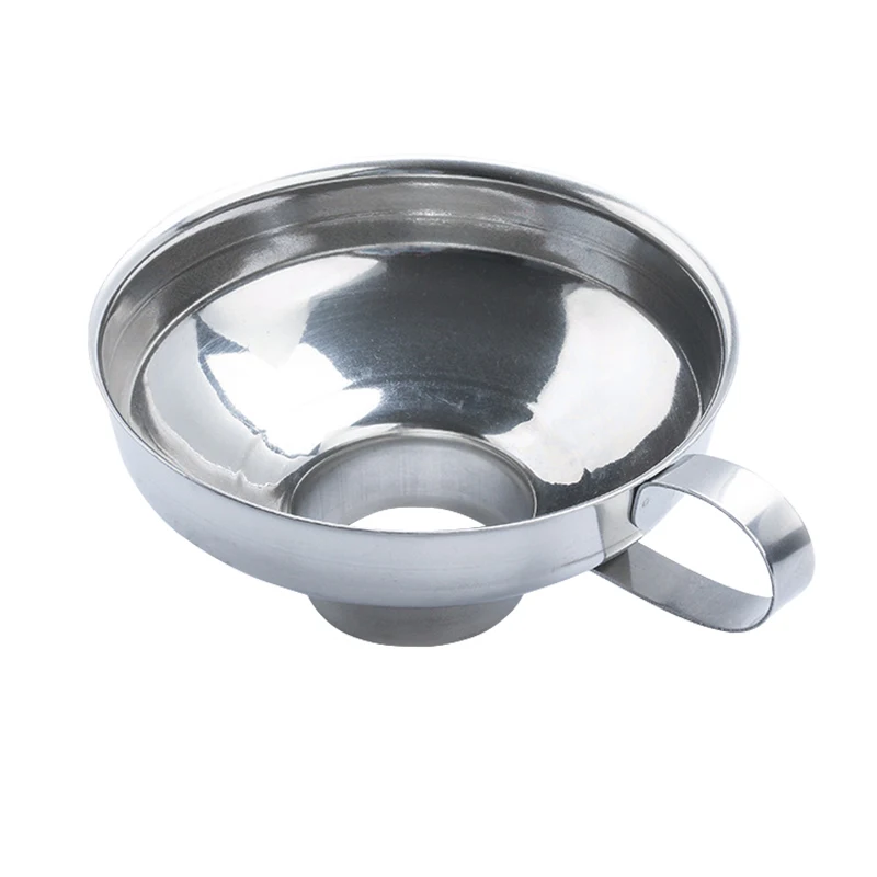 

Stainless Steel Wide Mouth Funnel for Beans Jam Food Powder Kitchen Gadgets B99