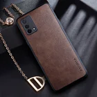 Чехол для Oppo A74 4G coque Retro business PU Кожаные чехлы для oppo a74 чехол funda capa