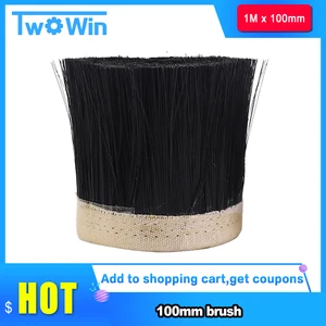 Пылесос-щетка для гравировального станка, фрезерный станок с ЧПУ, Шпиндельный двигатель, 1 м х 100 мм