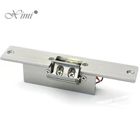 stainless steel dc 12v electric strike lock electronic door lock fail secure or fail safe for access control system xm 150f