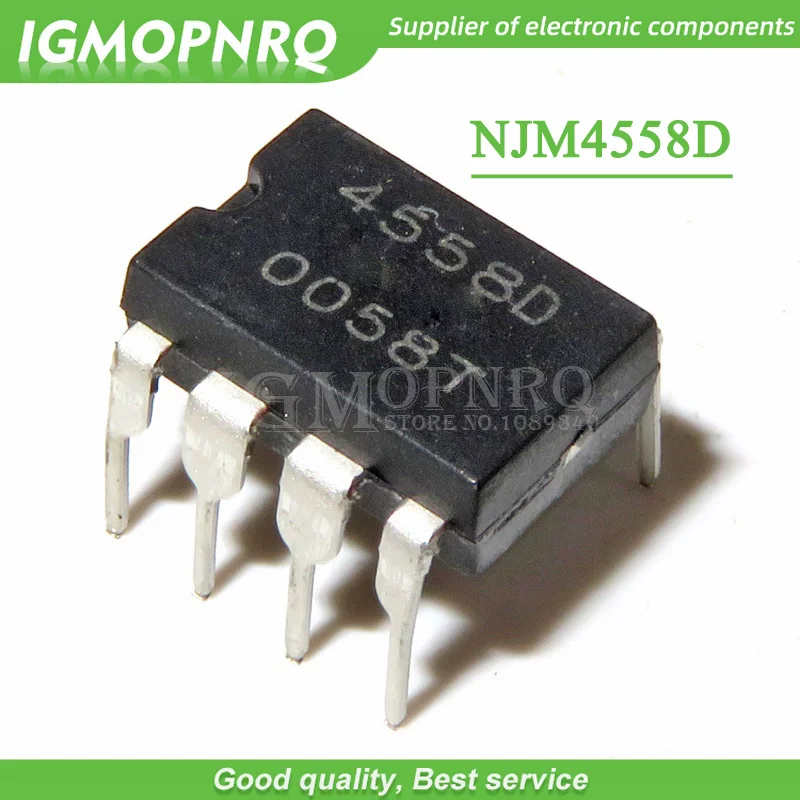 Усилитель JRC4558D NJM4558D 4558D 4558 DIP8, 20 шт.