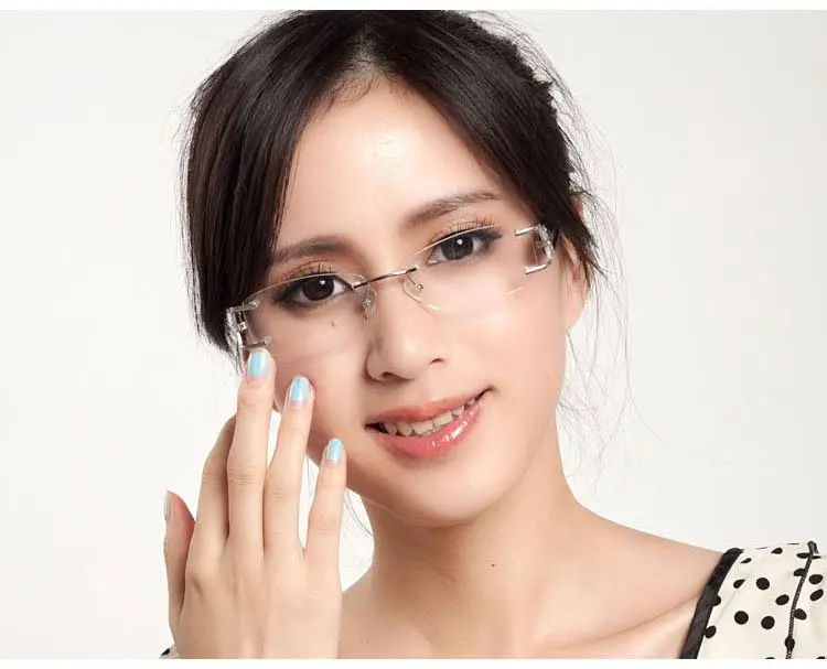 Женские очки zenotic брендовые Роскошные оправы без в оптическом стиле 2019|designer rimless