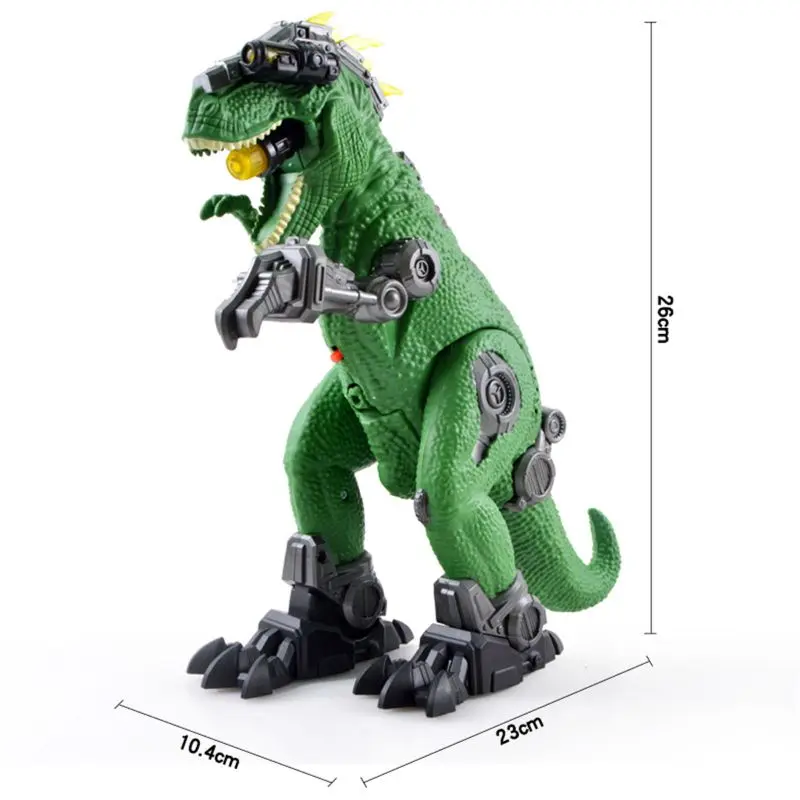 

NEW Mechanical T-Rex Dinosaur Electric Toy Large Walking Dragon Toy With Light Sound 19QF