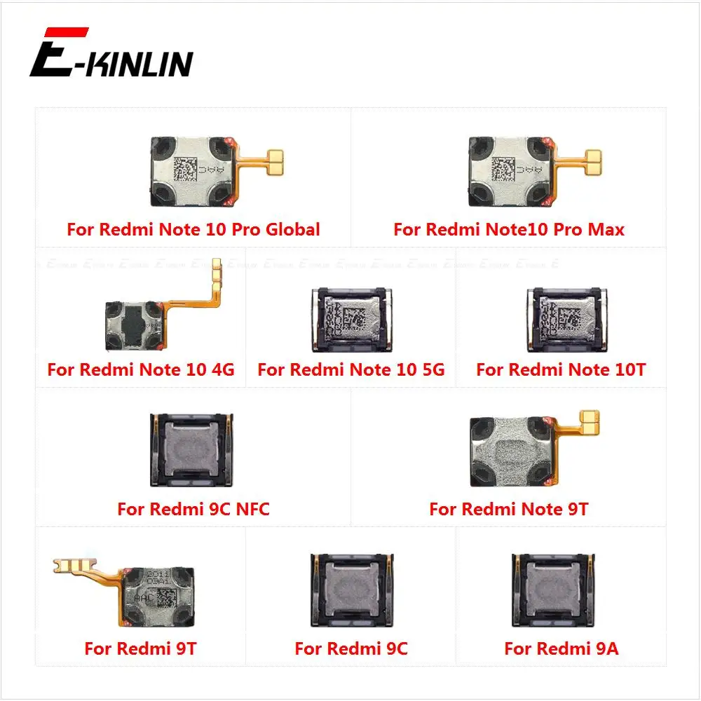 Top Ohr Lautsprecher Empfänger Ohrhörer Für Xiaomi Redmi 9A 9C Nfc 10 Prime Hinweis 10 Pro Max 10T 9T Ersatz Teile