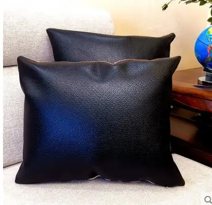 Воздухопроницаемая кожаная наволочка подушка для дивана автомобильная поясная