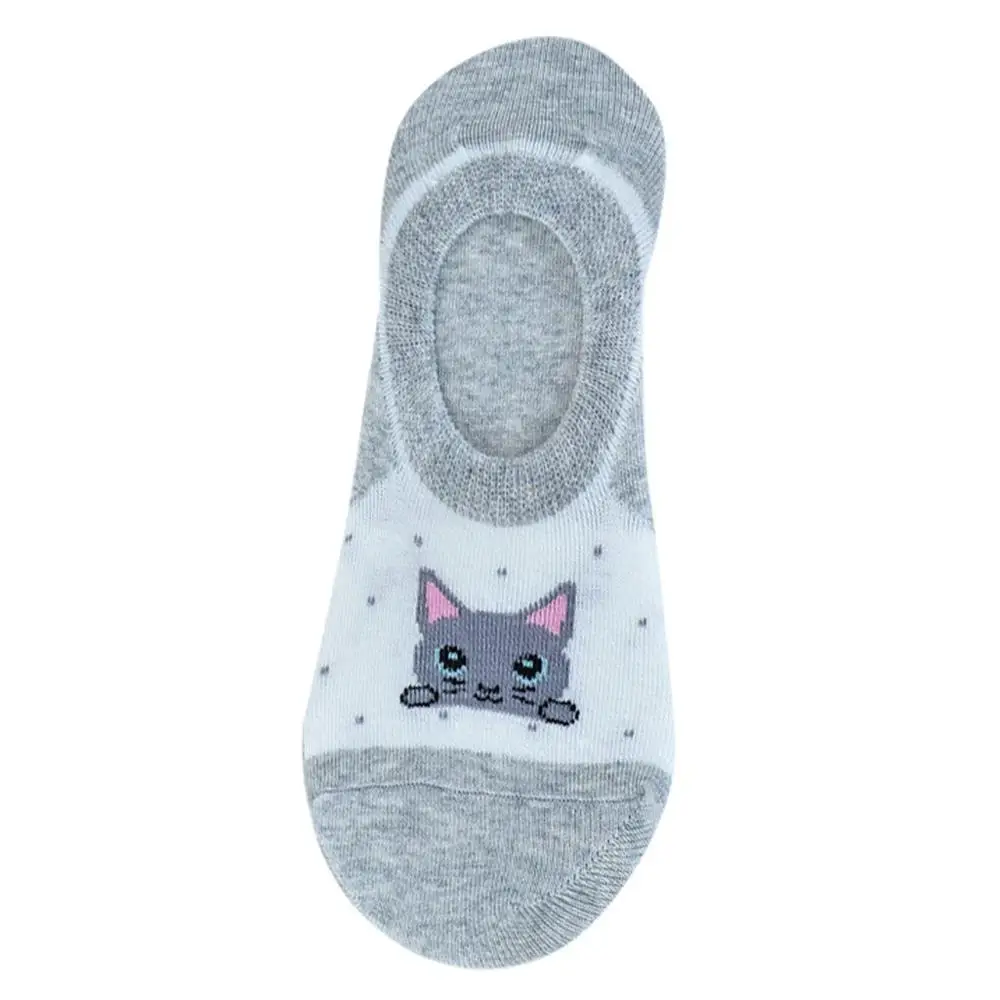 G Kawaii/1 пара носков женские короткие носки-башмачки с рисунком улыбки для девочек модные женские летние новые Короткие повседневные носки в полоску - Цвет: G