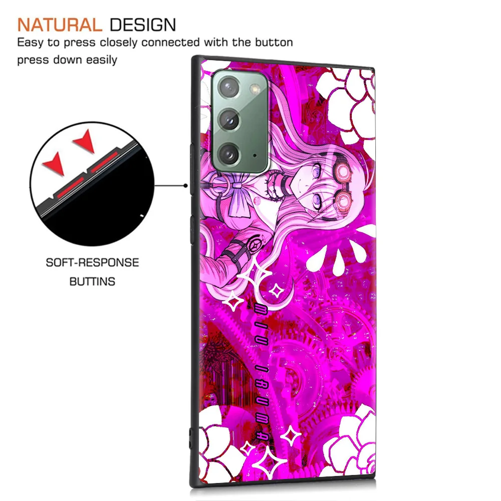 

DANGANRONPA Miu Phone Shell For Samsung Note 20 Ultra 10 9 8 Lite Plus F41 M31 Prime M51 M31 M30s M21 M11 M01 Silicone Fundas