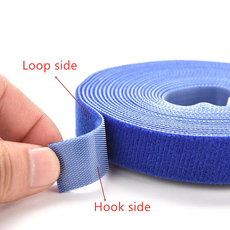 2/4 см ширина 5 м Длина Волшебная Velcros крепежная лента кабель галстук петля