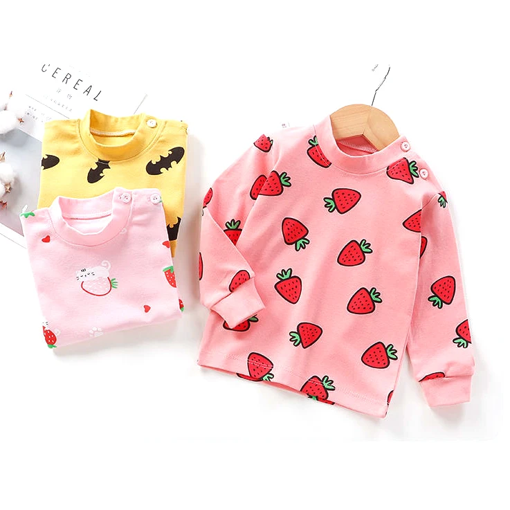 

Men and women baby bottoming plus velvet thickening autumn and winter new high collar sweater children's Sweater