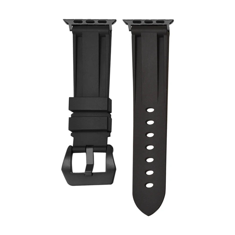 Ремешок резиновый для Apple Watch Band водонепроницаемый спортивный браслет iWatch Series 5 4 3