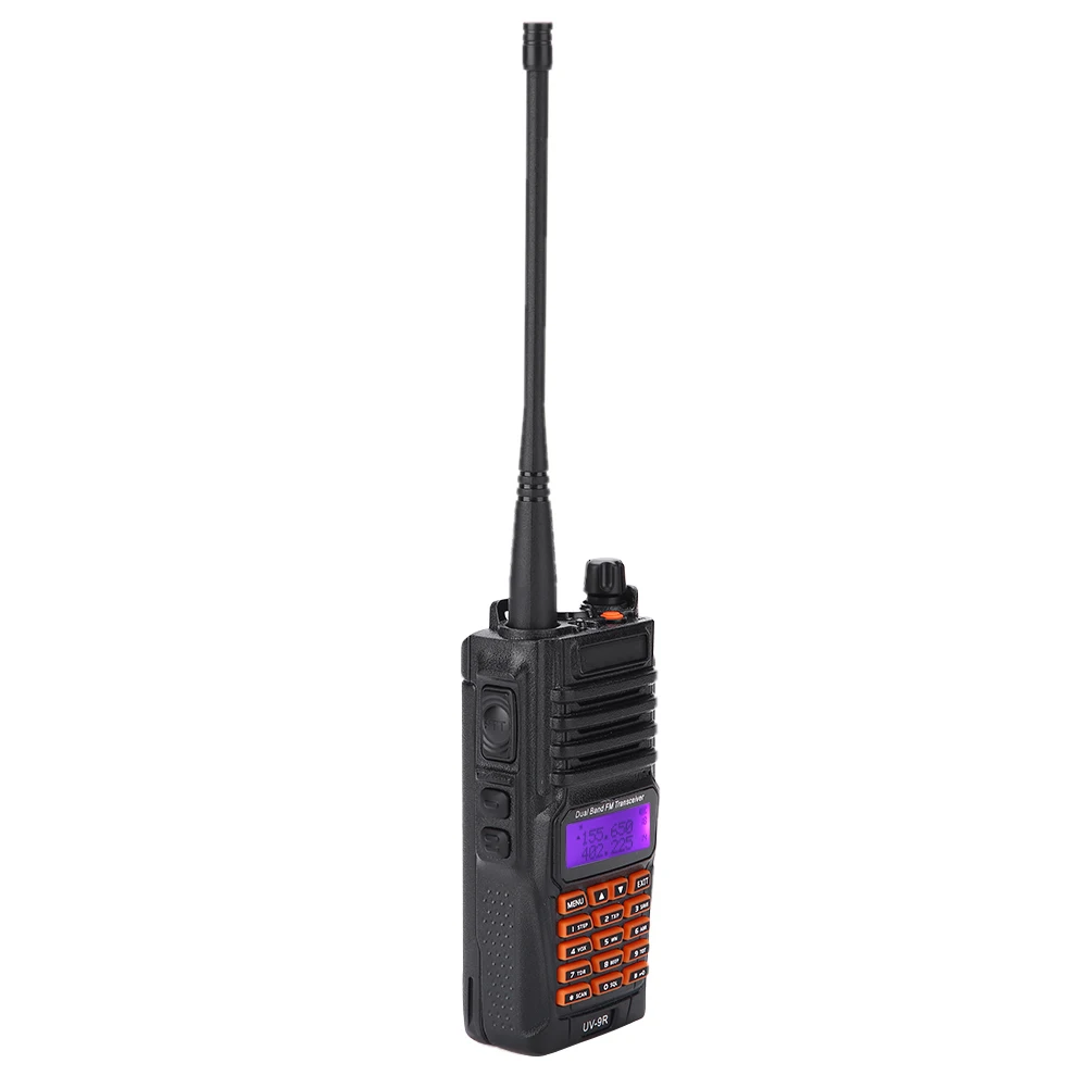 

Waterproof Handheld Walkie Talkie VOX Antenna Two-way Radio Set FM/VHF/UHF EU Plug 100-240VWalkie Talkie