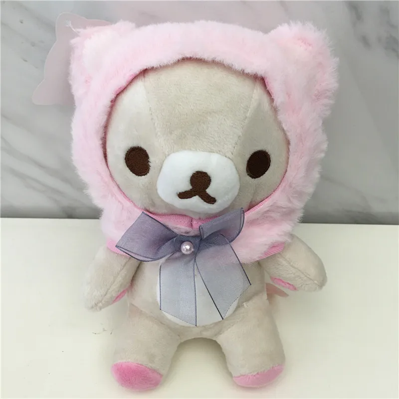 Милый Kawaii Rilakkuma Косплей Кот плюшевая игрушка медведь корилаккума мягкие животные
