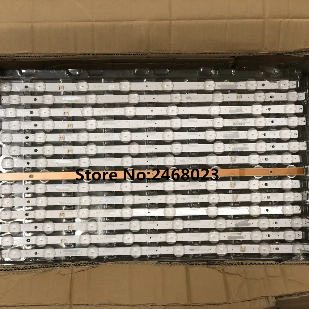 Новый комплект из 2 предметов 8 светодиодный s 600 мм подсветка полосы для LG 32LJ510U