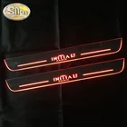 Водонепроницаемая акриловая движущаяся светодиодная подсветка на порог, Накладка на порог, светильник на порог для Renault Initiale Paris 2019 - 2021