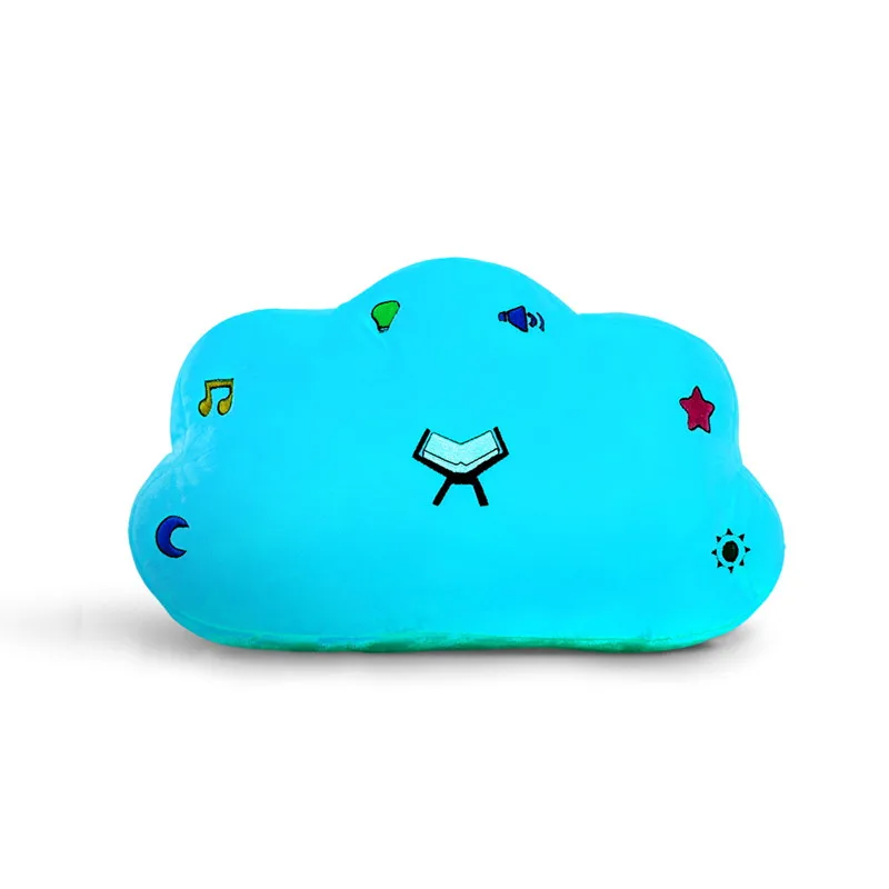 Muslim Quran Speaker Children Educational Prayer Reader Light Sound Islam Player Talking Islamic Doll Toy Eid Gift Pillow | Электроника