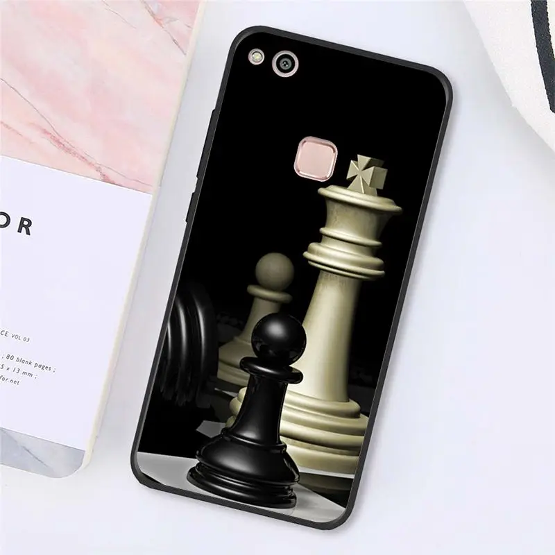 A9 Babaite Черный и белый цвета шахматы чехол для телефона для huawei Y5 II Y6 II Y5 Y6 Y7Prime Y9 - Цвет: A9