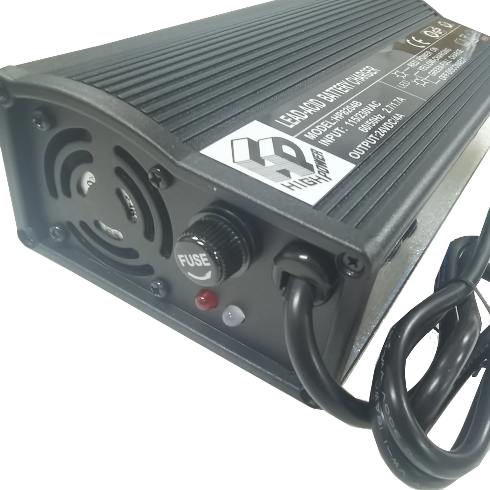 24 В/4 Ач HP8204B свинцово Кислотное зарядное устройство для электрического скутера