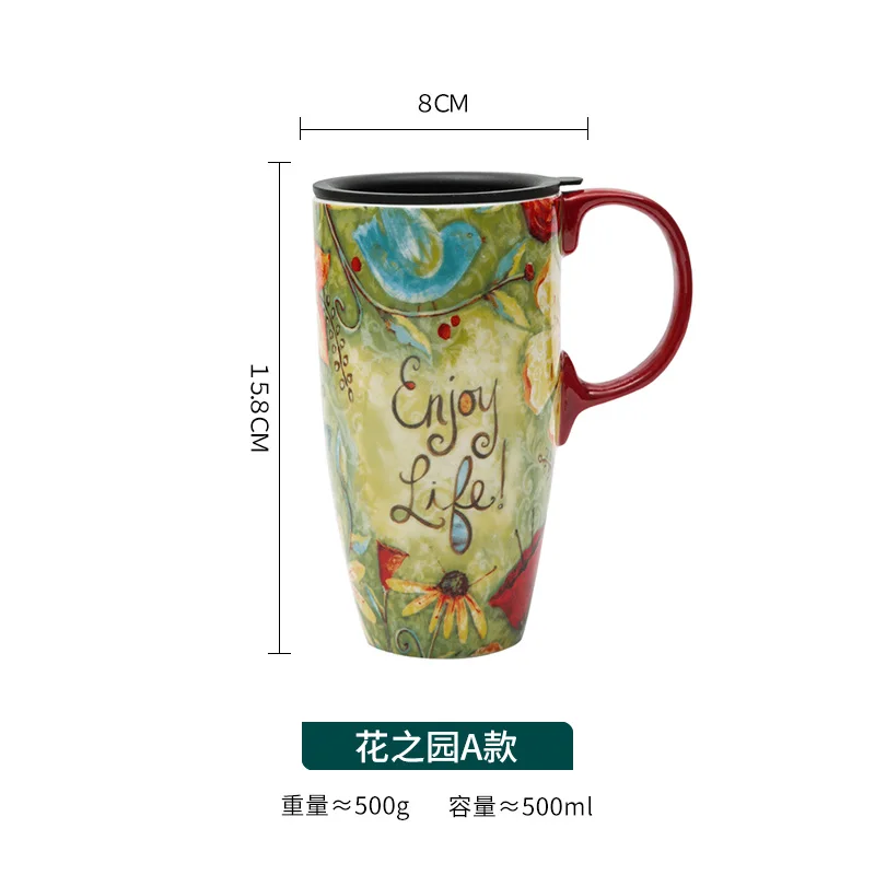 

Large Handmade Mug Nordic Creative Travel Creative High Quality Ceramic Funny Mug Kubek Termiczny Home Drinkware DB60MK