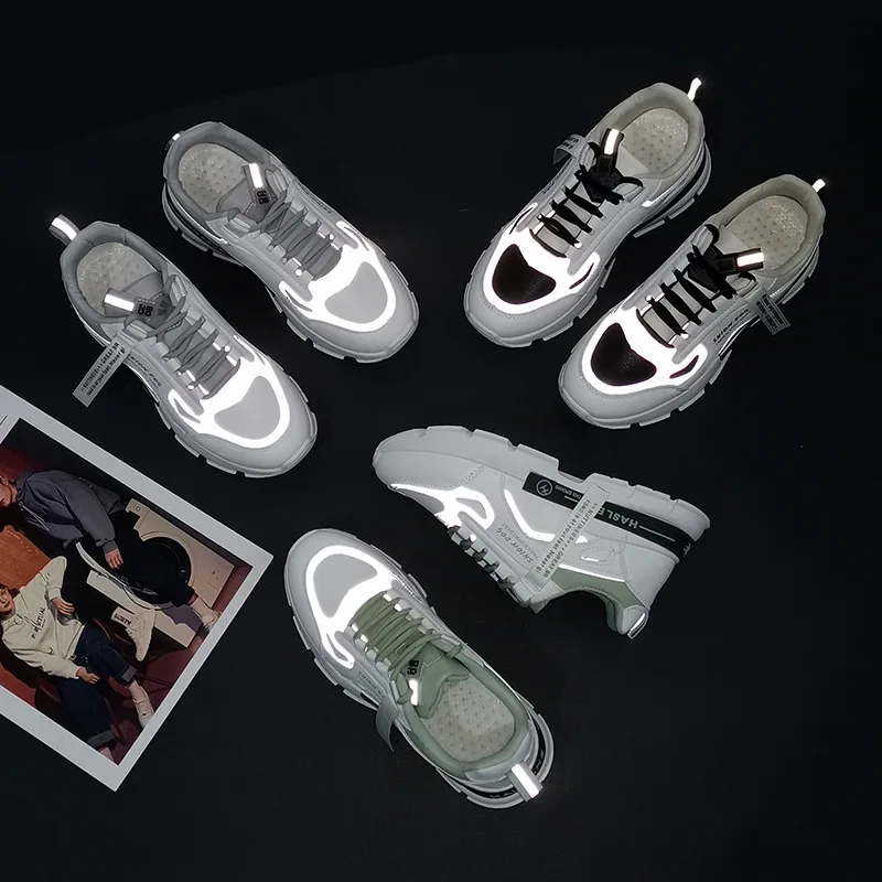 

Casual Shoes Women Chunky Sneakers Fashion Dad Shoes For Women Spring Autumn White Black Shoes Chunky Sneaker Vulcanize Shoes