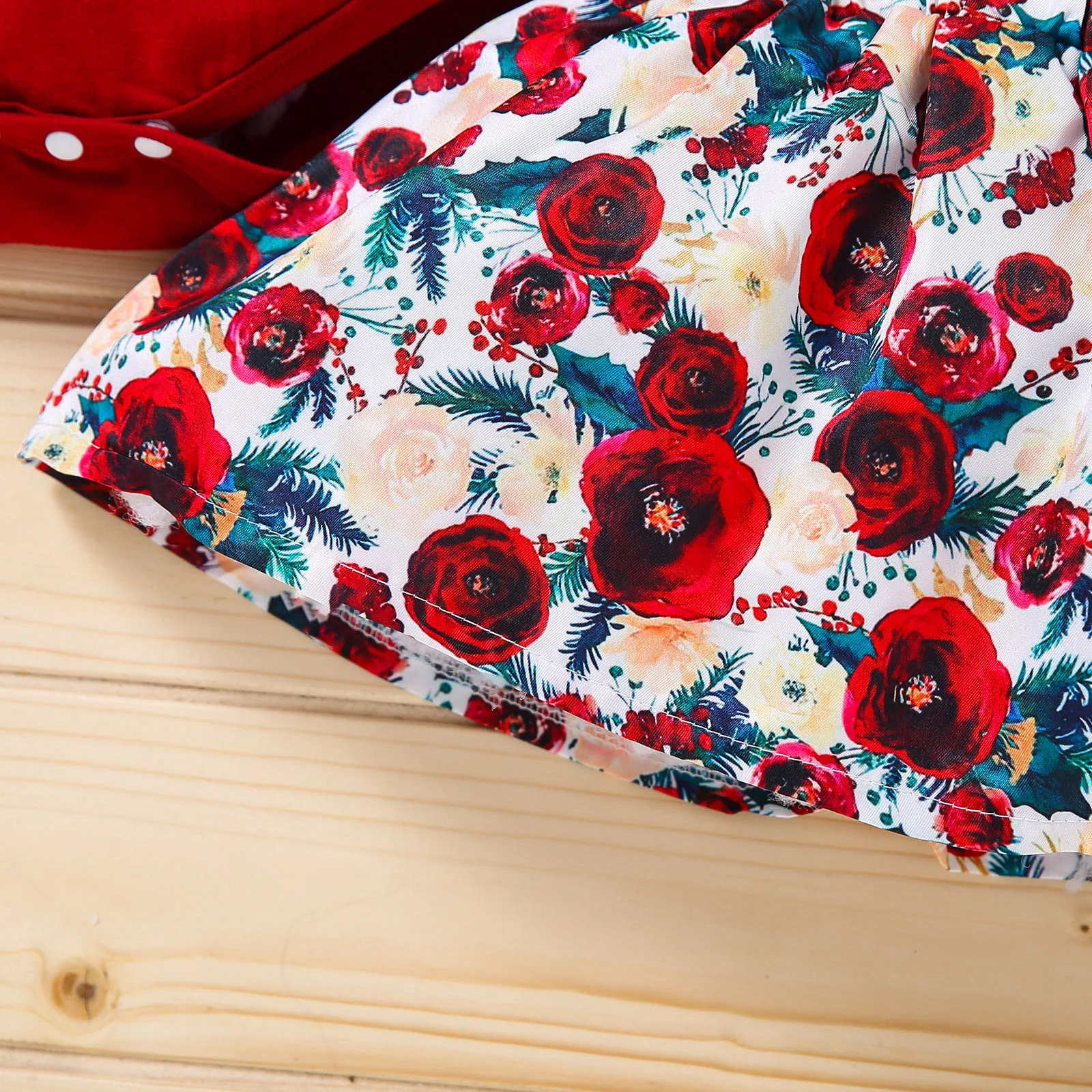 

2021 NEW Kids Summer Dresses Infant Baby Girl Letter Romper Bodysuit+Floral Suspender Skirt Headbands Outfits Summer Outfits #4