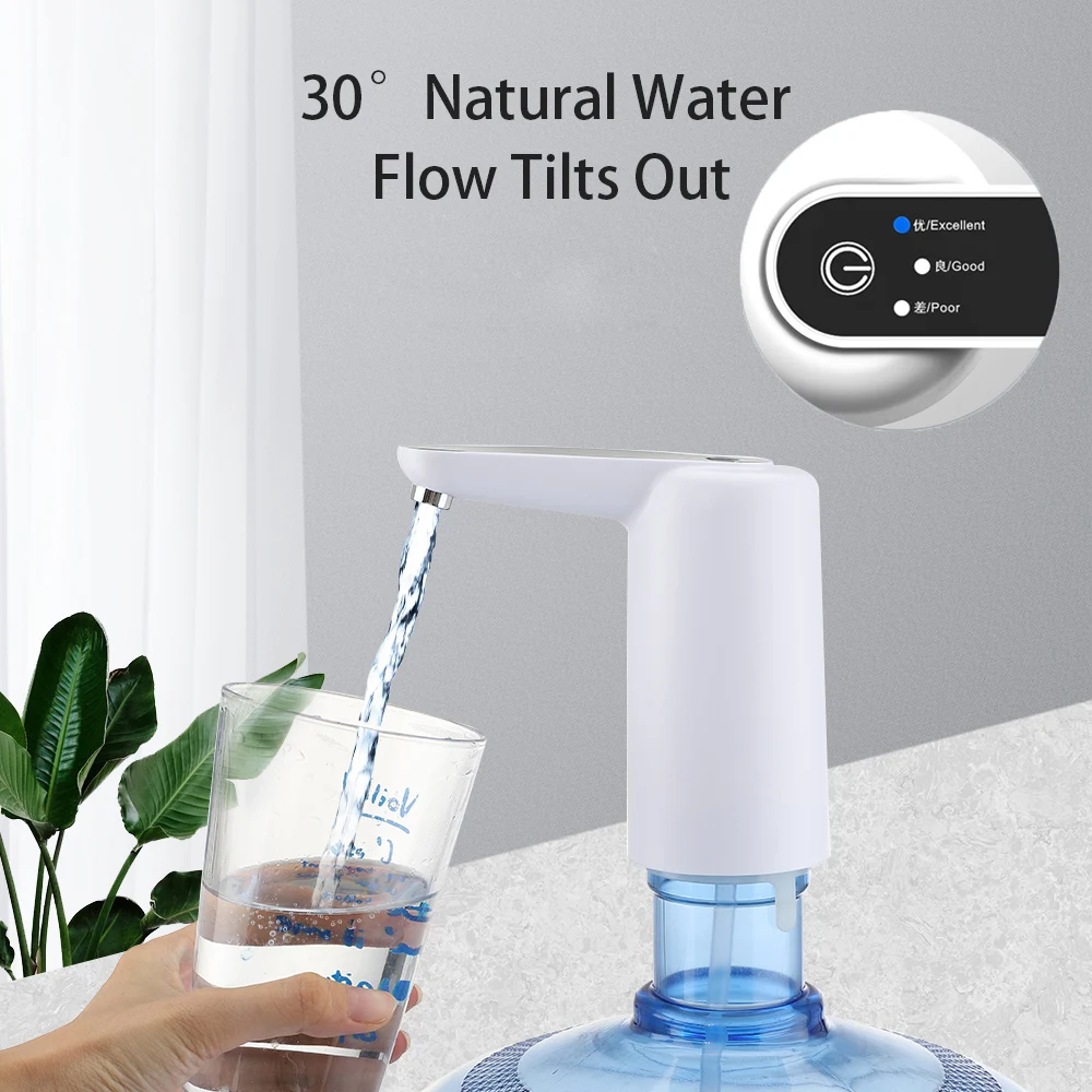 

Automatic Water Dispenser 19 Liters Electric Water Gallon Pump USB Charge Bottle Pump Portable Home Office Outdoor