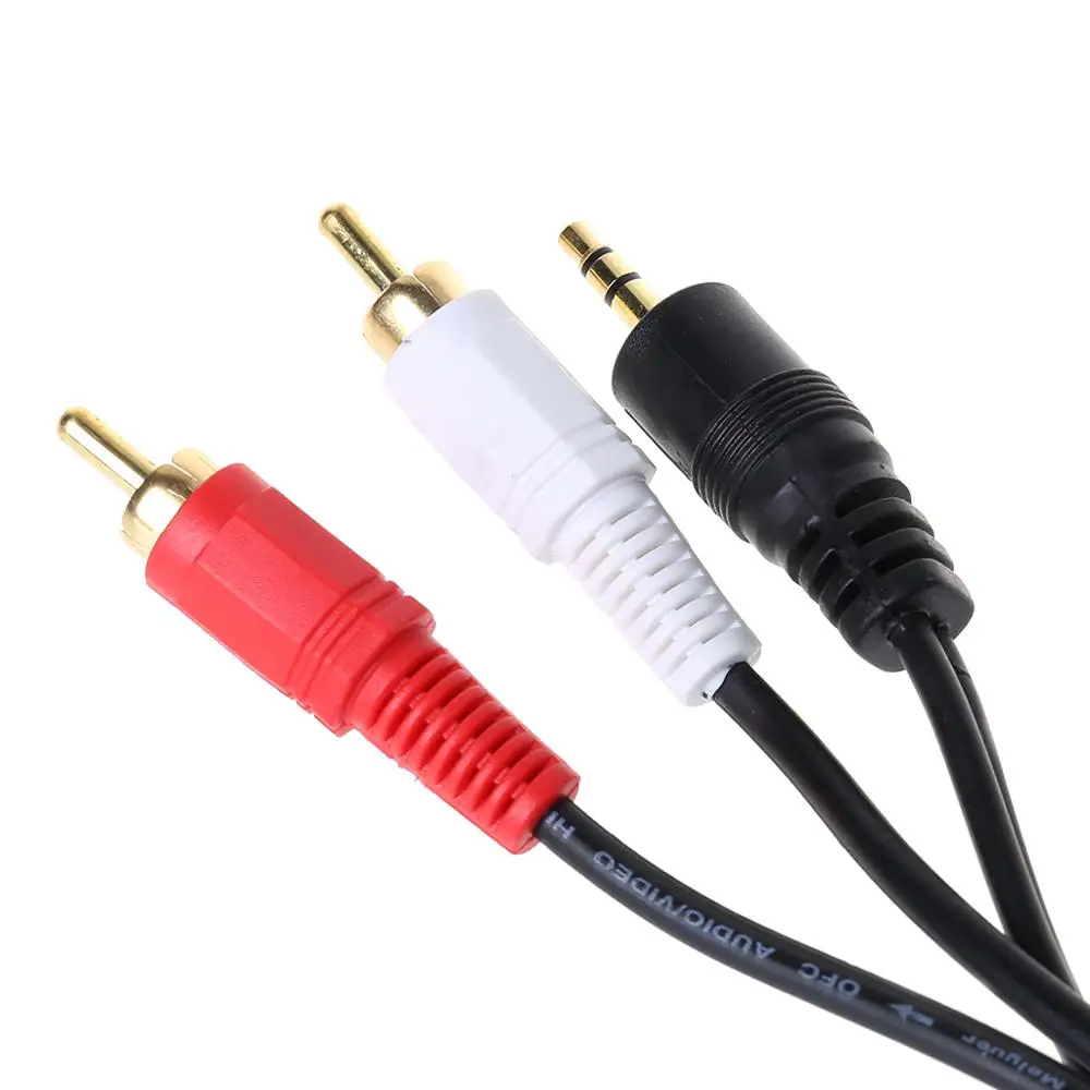 1 шт. аудиоразъем 3 5 мм 2 штекера RCA | Электроника