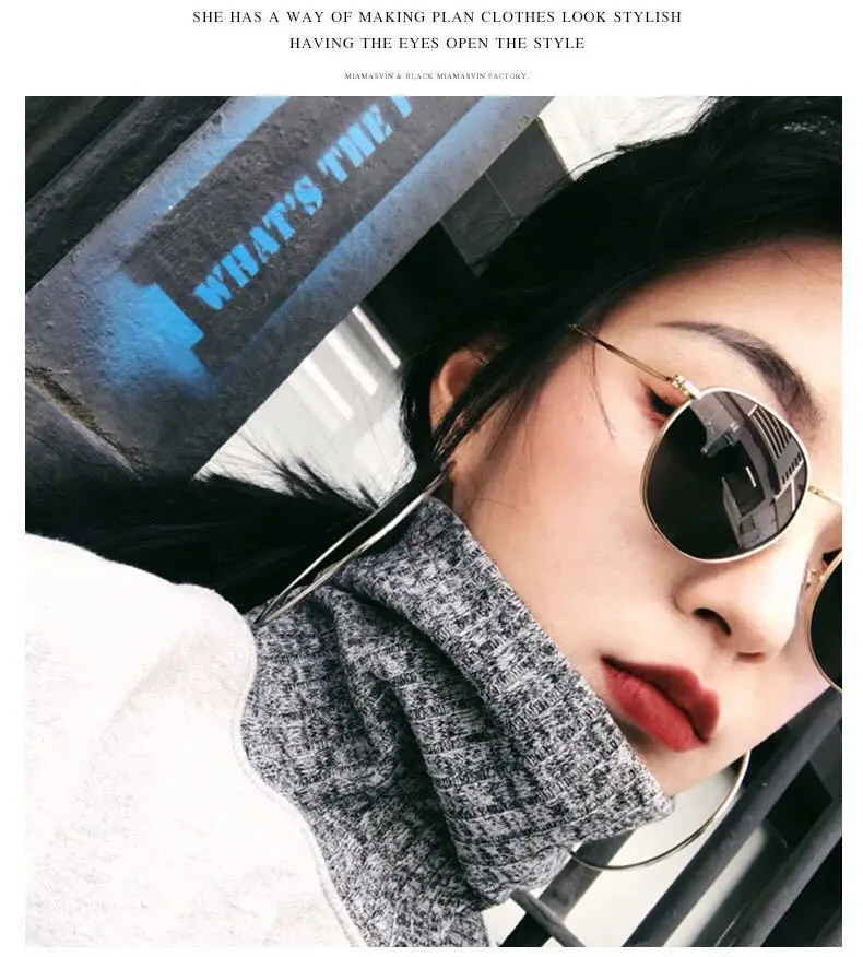 Ретро очки с круглой оправой металлическим краем солнцезащитные для женщин в