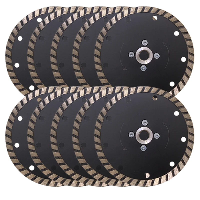 Алмазный Циркулярный пильный диск 10 шт./лот 4 5 дюймов с фланцем для гранита