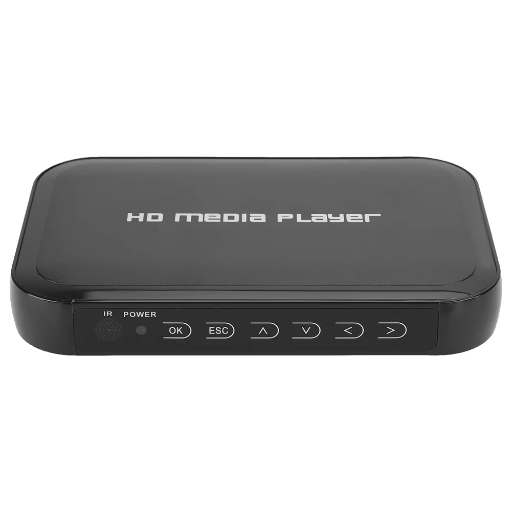 Медиаплеер Mini Full HD автовоспроизведение 1080P USB внешний HDD медиаплеер для SD-диска VGA