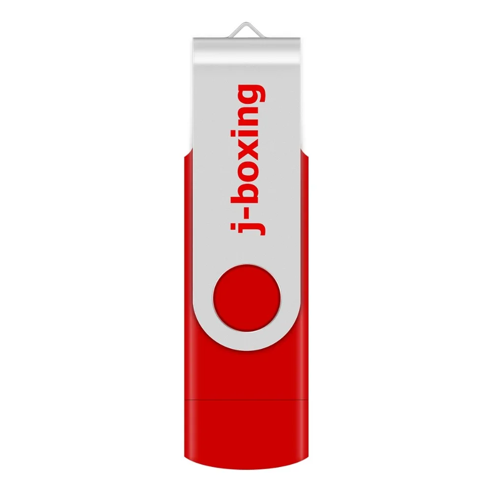 J-boxing красный OTG 16 Гб USB флеш-карта памяти двойной порт Флешка 16 Гб Micro USB флеш-накопители для samsung huawei Xiaomi LG планшет
