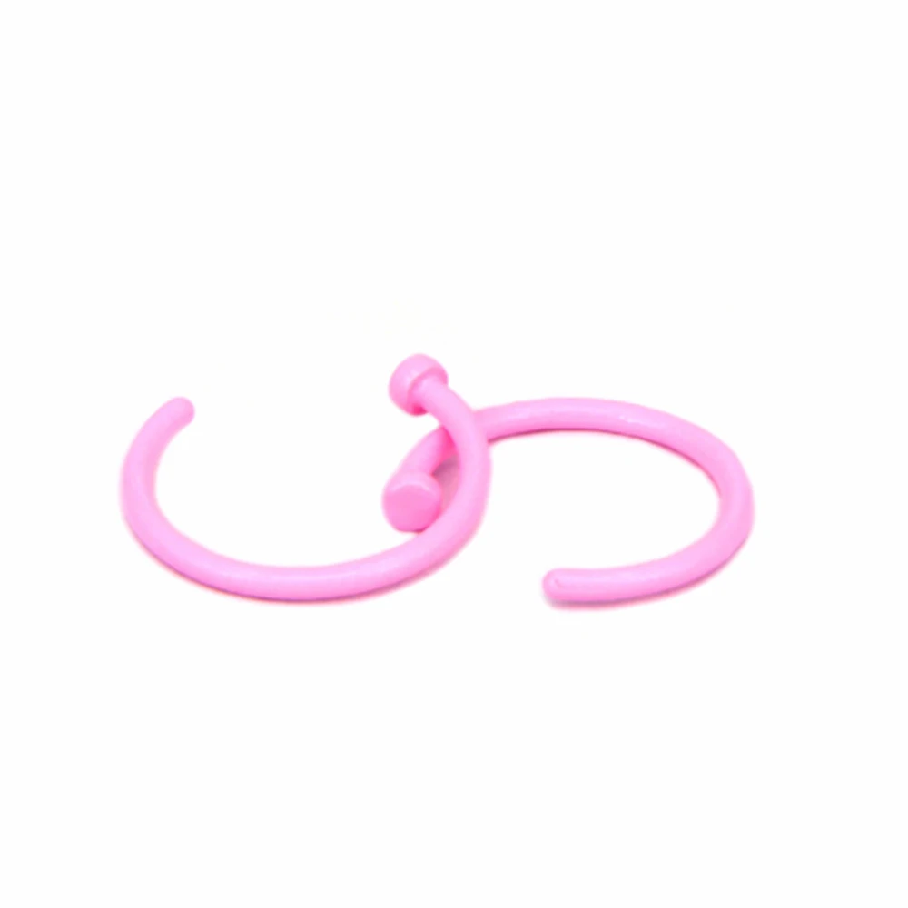 Ложная перегородка из медицинского титана для носа кольцо белого золота тела