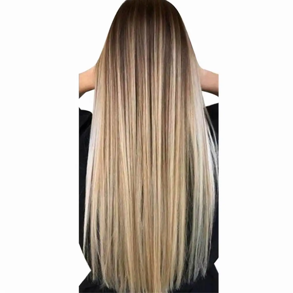 

Blonde Long Wigs Women Long Lace Front Natural Mix Colors Straight Wig Synthetic Hair Replacement Wig Unice Hair Wigs For Women
