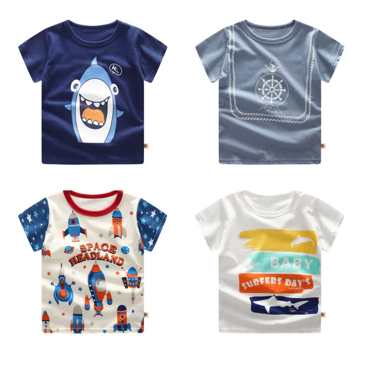 Kids Girl T Shirt Summer Baby Boy Cotton Tops Toddler Tees Clothes Children Clothing Tee Short Sleeve Casual Wear | Детская одежда и